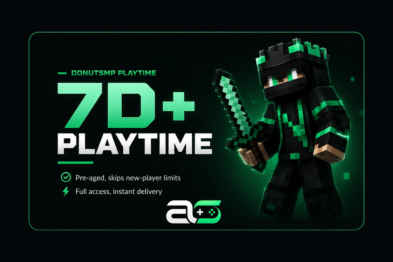 DonutSMP 7d+ Playtime Account